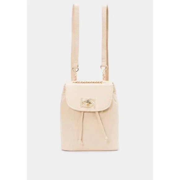 Bebe Hera Backpack Tan Small #549 - Picture 1 of 7